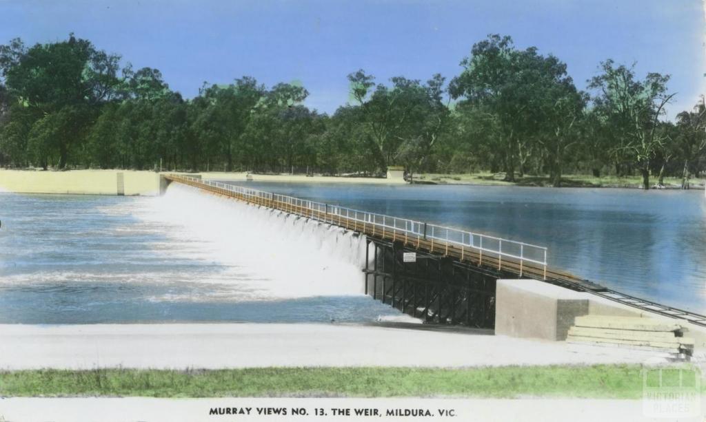 The Weir, Mildura, 1961
