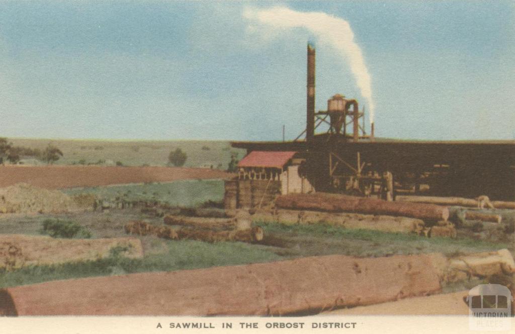 A Sawmill in the Orbost District, 1948