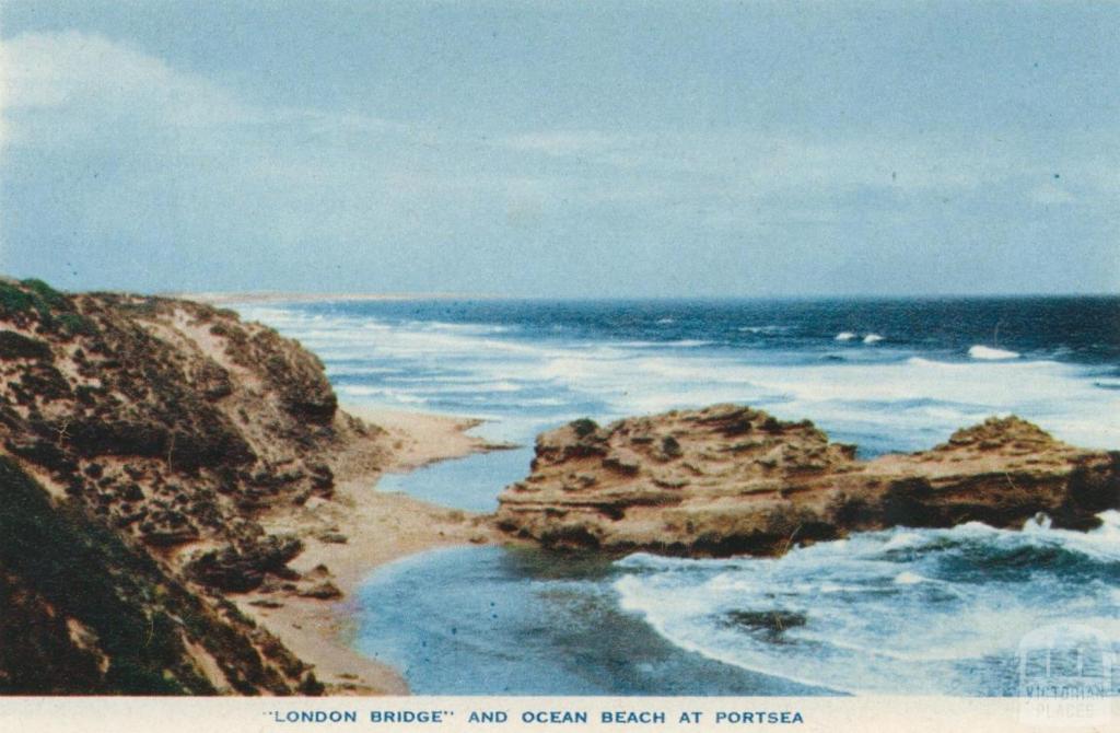 London Bridge and Ocean Beach at Portsea