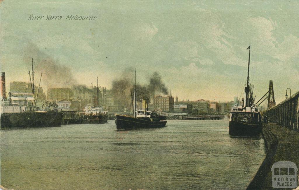 River Yarra, Melbourne, 1908