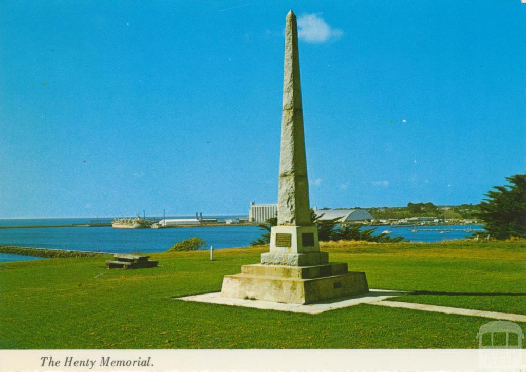 The Henty Memorial, Portland