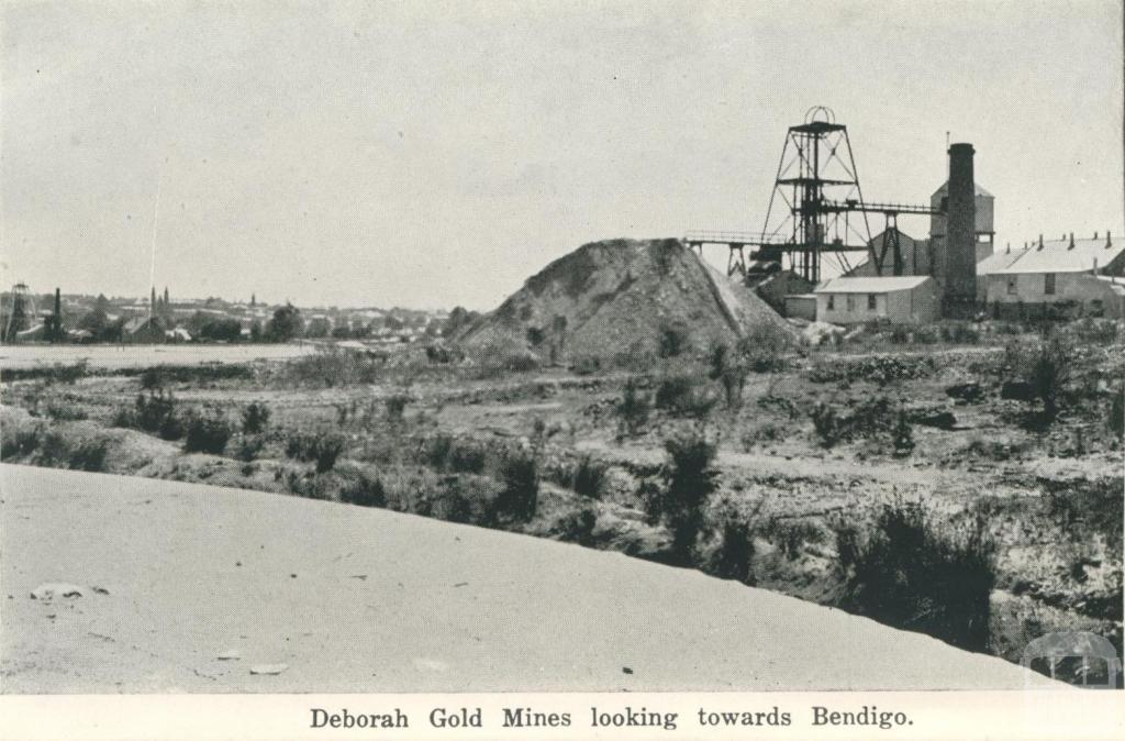 Deborah Gold Mines looking towards Bendigo