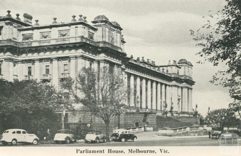 Parliament House, Melbourne, 1942