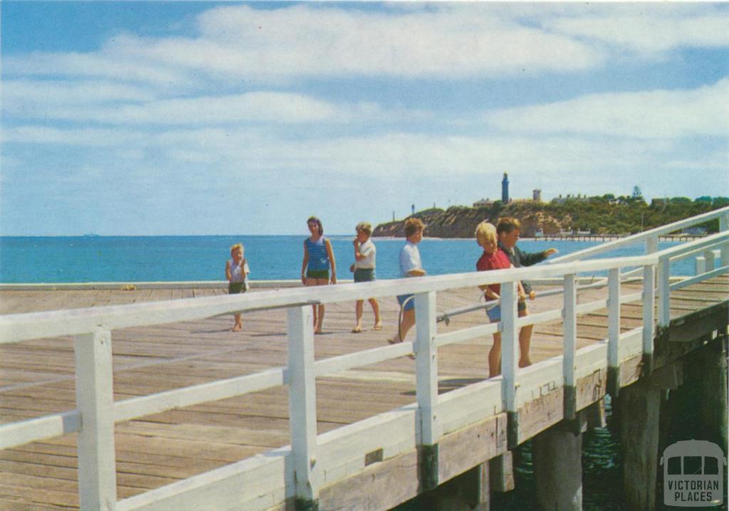 The Pier, looking to the Fort, Queenscliff