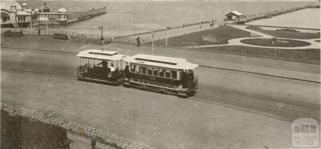 Tram Service, St Kilda, 1909