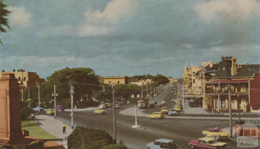 Fitzroy Street, from the Yacht Club, St Kilda