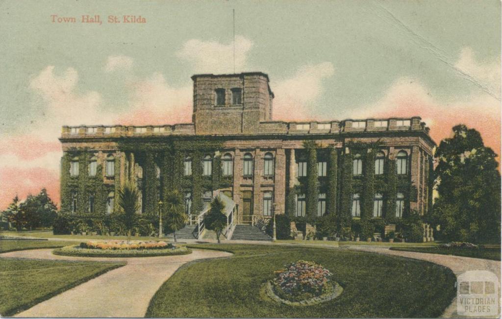 Town Hall, St Kilda, 1906