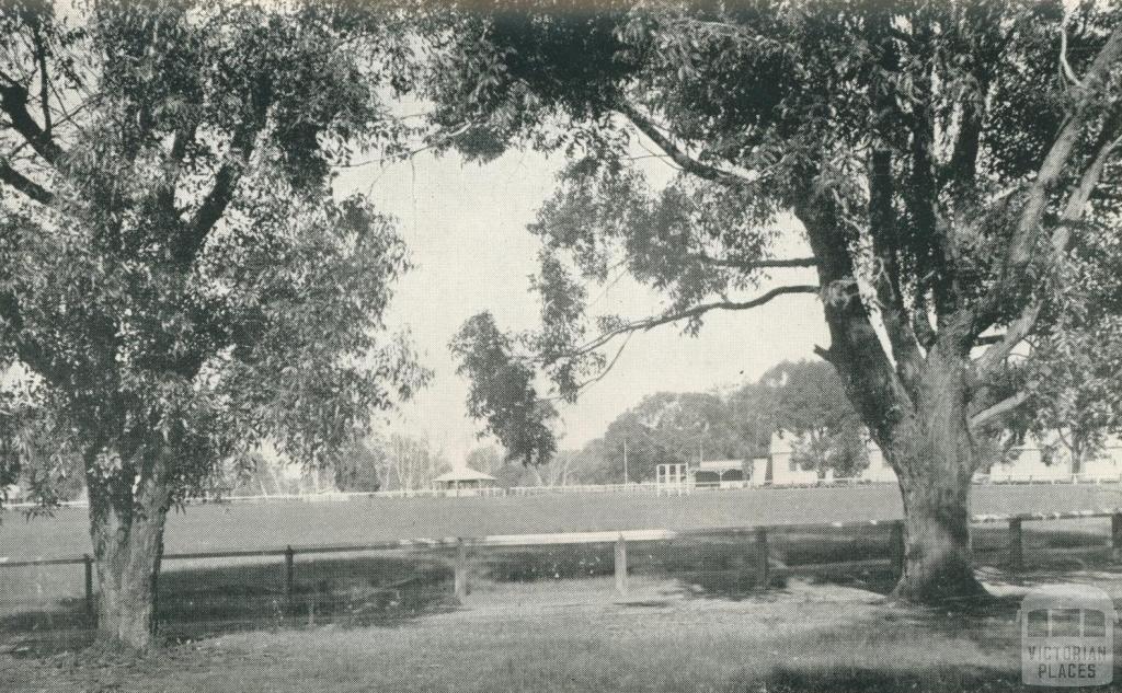 The recreation reserve, Seymour