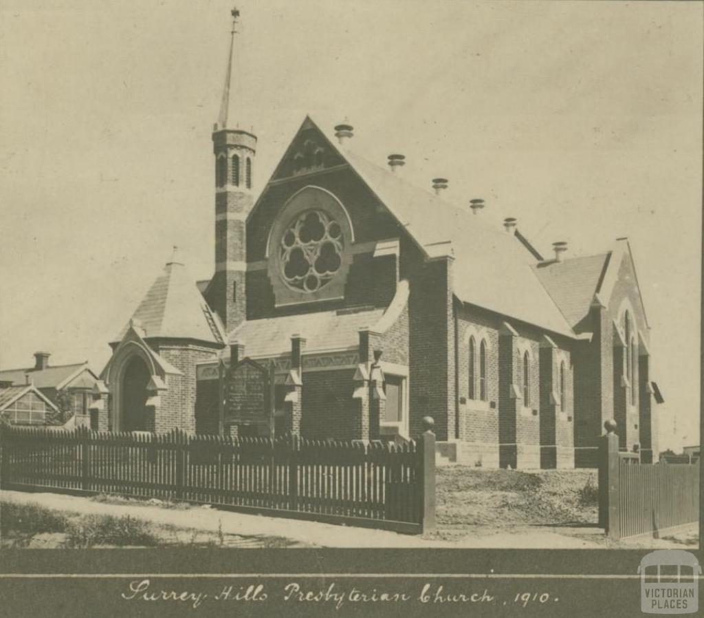 Surrey Hills Presbyterian Church, 1910
