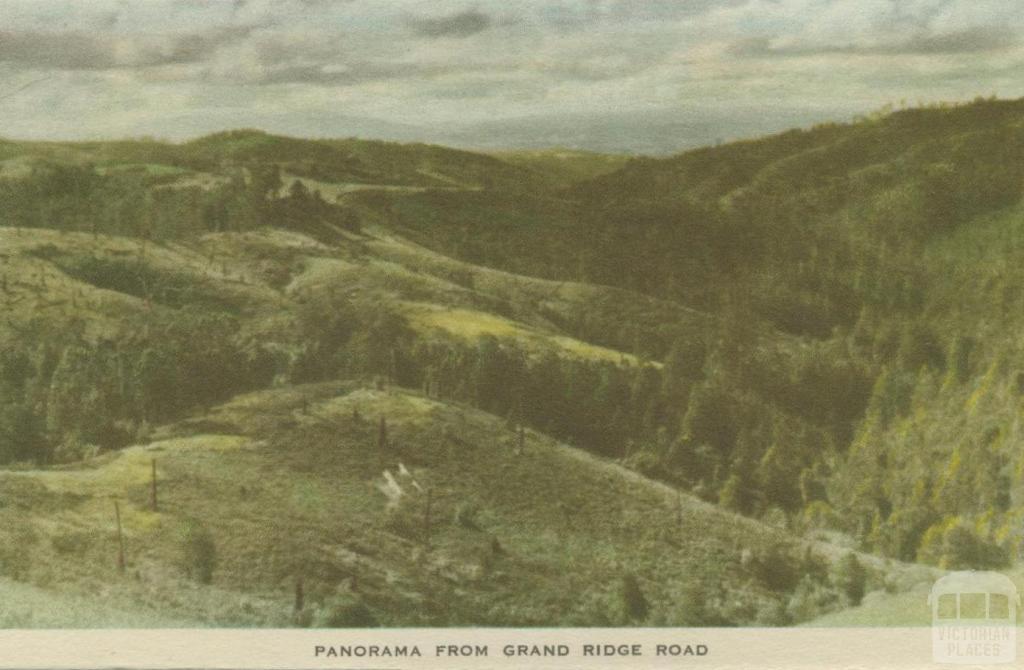 Panorama from Grand Ridge Road, Traralgon