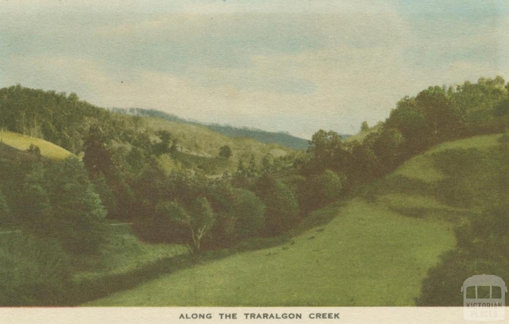 Along the Traralgon Creek