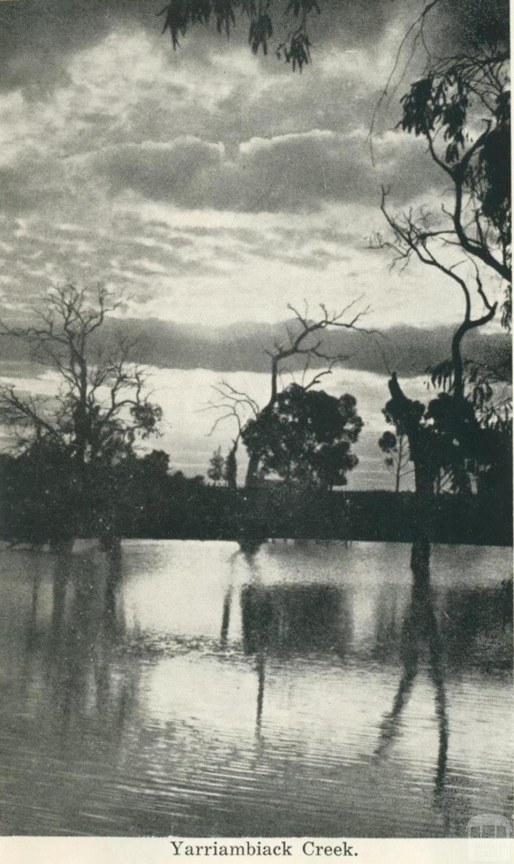 Yarriambiack Creek, Warracknabeal, 1925