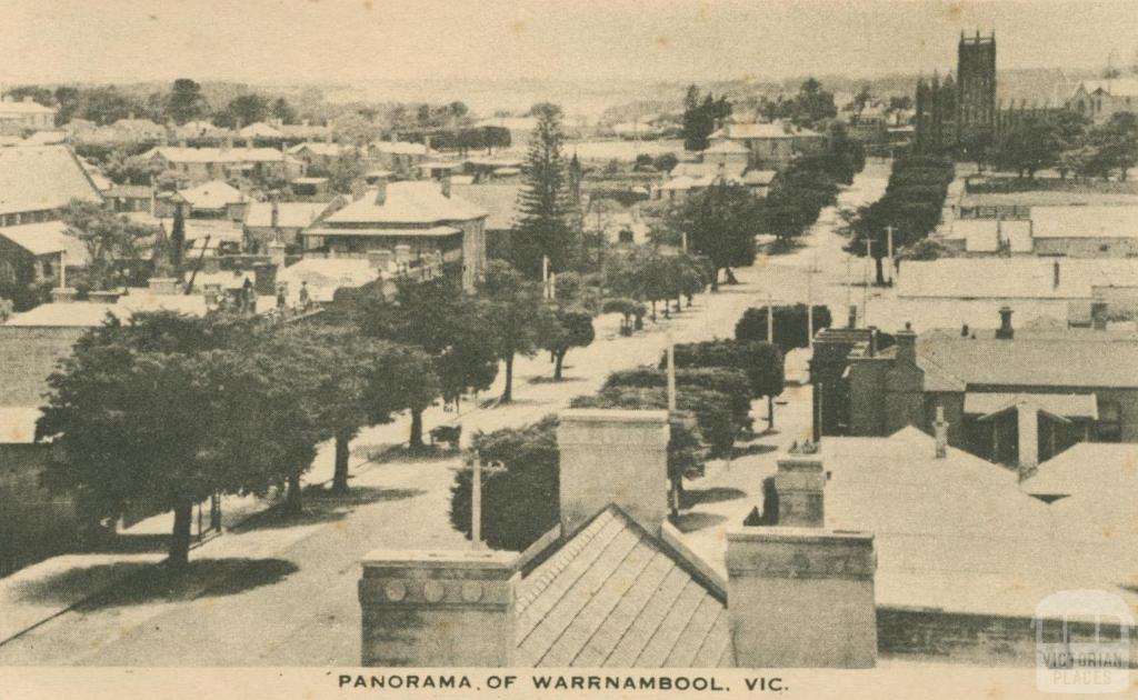 Panorama of Warrnambool, 1945