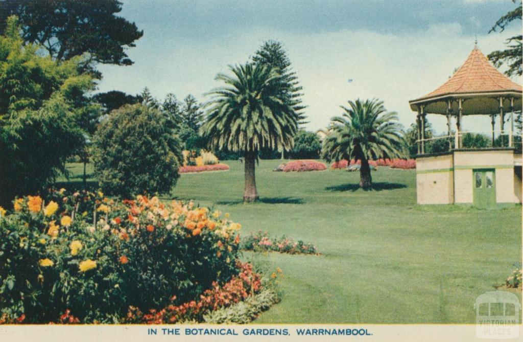 In the Botanical Gardens, Warrnambool, 1960