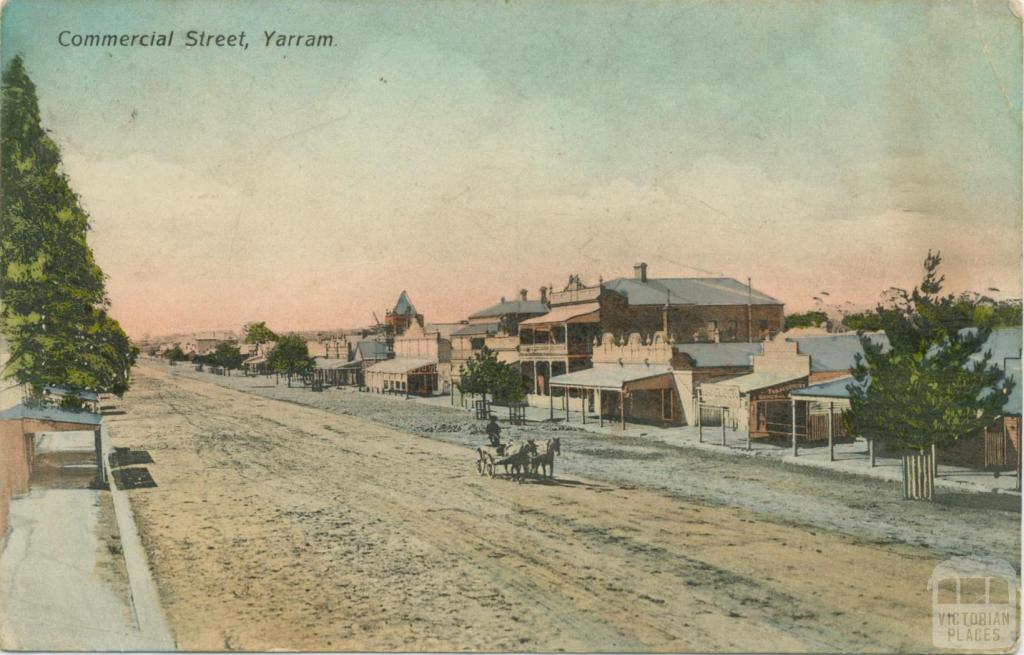 Commercial Street, Yarram, 1908