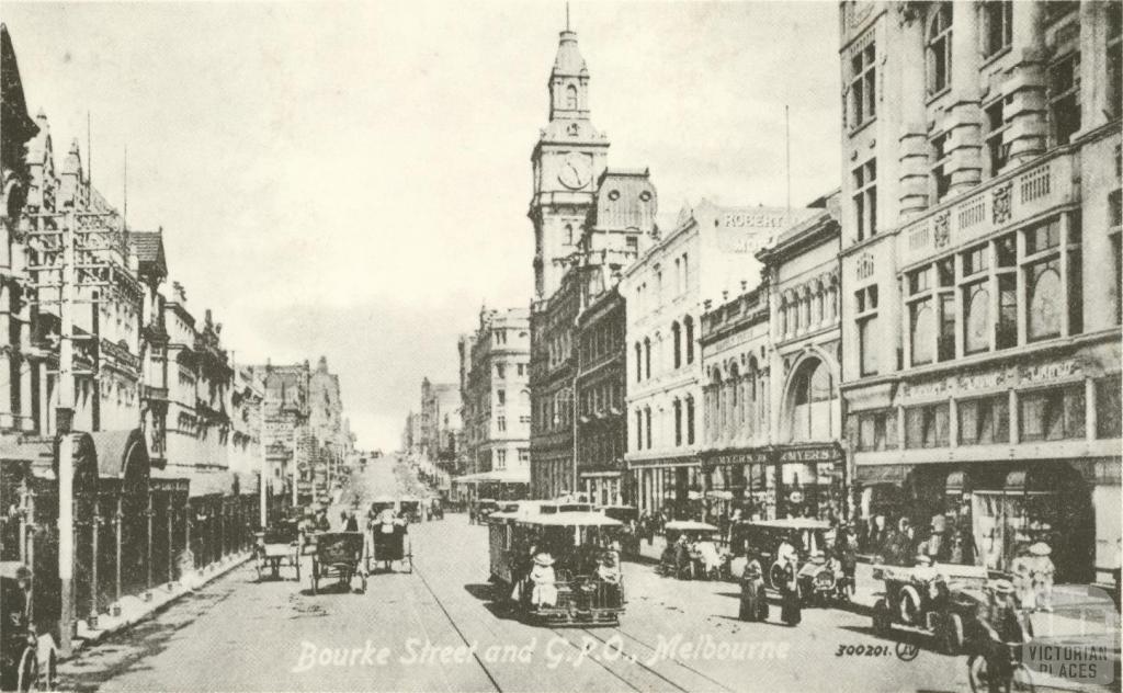 Bourke Street and GPO Melbourne