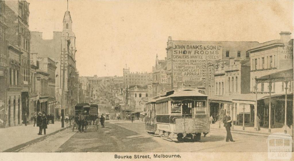 Bourke Street, Melbourne, 1904