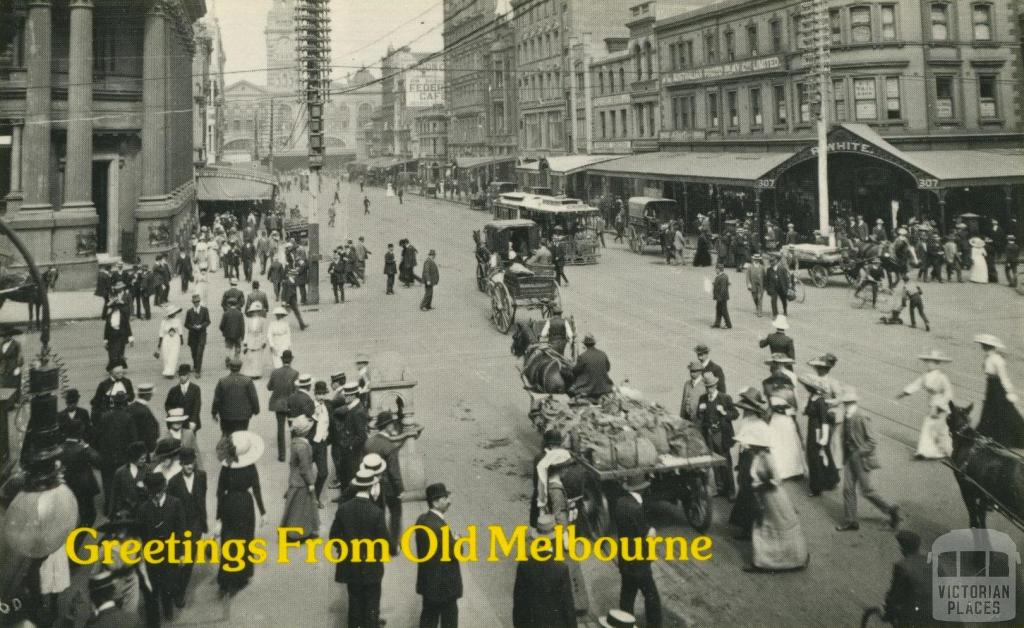 Corner of Elizabeth and Collins Street, Melbourne