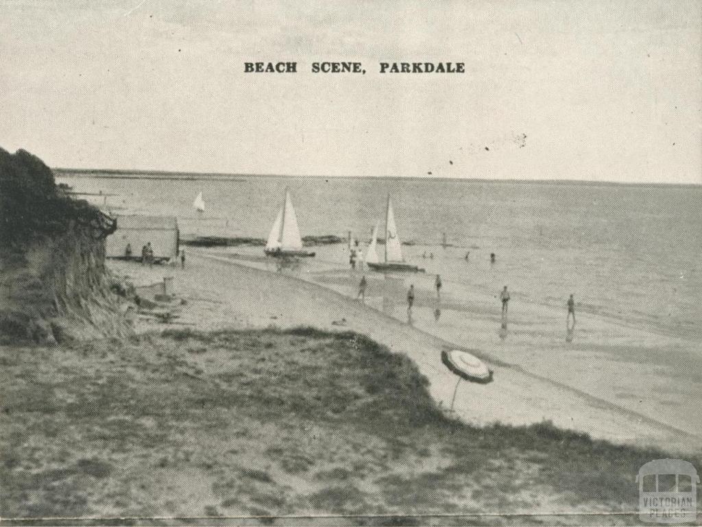 Beach Scene, Parkdale, 1955