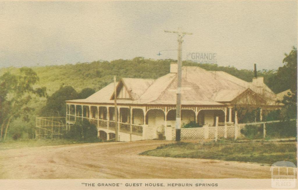 The Grande Guest House, Hepburn Springs, 1948